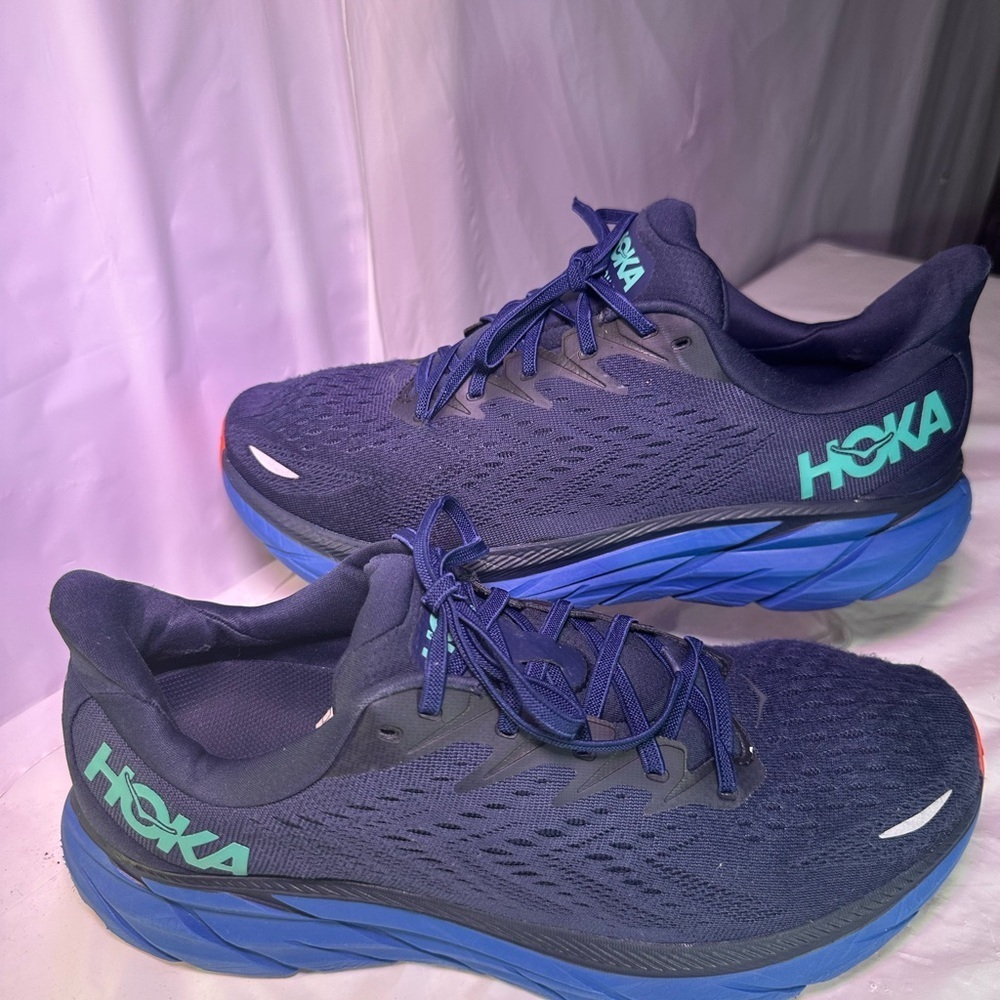 Hoka Midnight Blue Athletic Sneakers - Picture 3 of 12